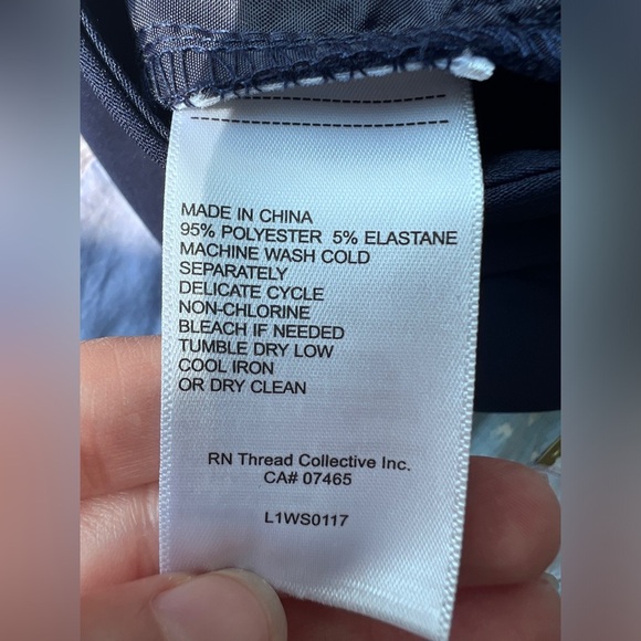 Laundry By Shelli Segal Womens Navy Blue High-Waisted Office Workwear trousers 8 - Picture 10 of 10